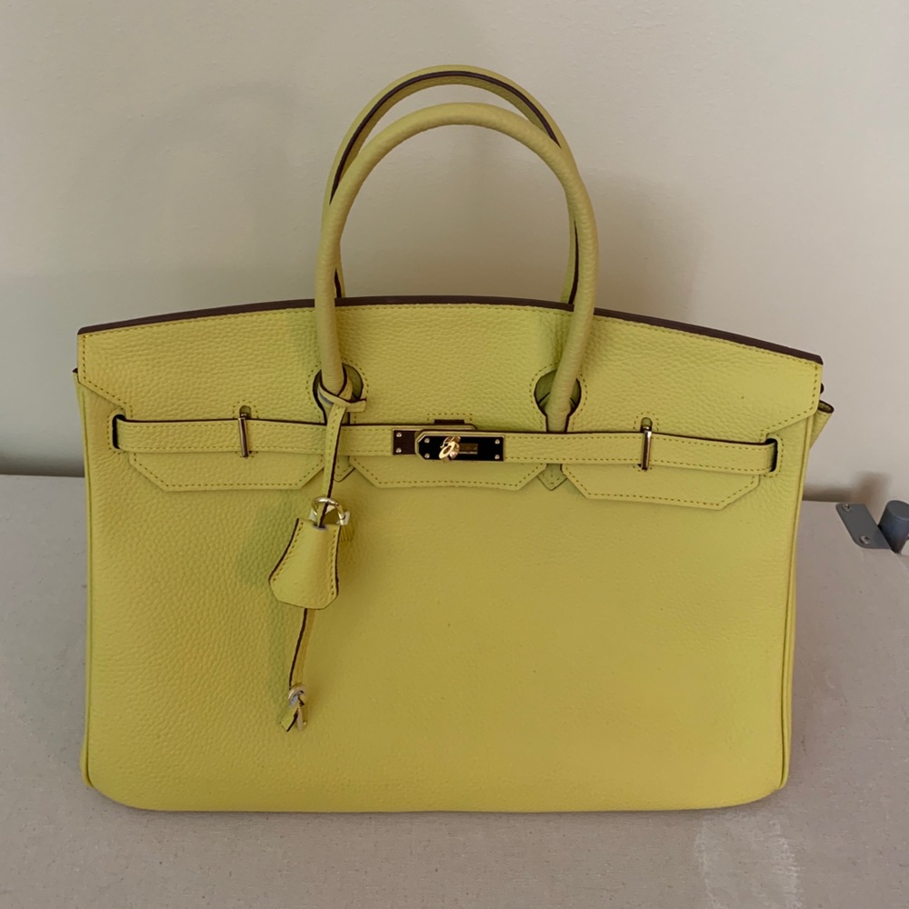 Leather handbag
